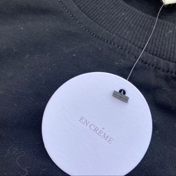 NWT En Creme black blouses M - Picture 3 of 6